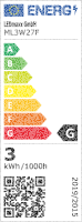 LED Module MR11 3W 240lm 230V 2700K Frosted 35x22mm