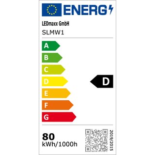 LED Stehleuchte Luka Up & Down 80W wei UGR<18 Neutralwei 4000K Bewegungs- & Tageslichtsensor Touch dimmbar