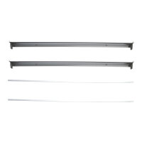 Aufbaurahmen für LED Panel 60x60cm Silber