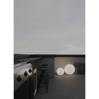 Außenleuchte Lichtkugel Ø50cm max. 60W E27 Weiß IP54