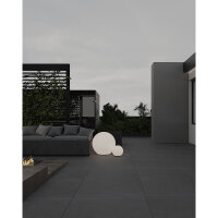 Außenleuchte Lichtkugel Ø25cm max. 60W E27 Weiß IP54