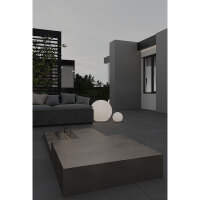 Außenleuchte Lichtkugel Ø90cm max. 60W E27 Weiß IP54