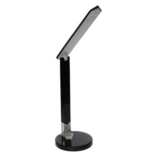 LEDmaxx Design LED Schreibtischlampe mit Touch-Bedienung, Farbwechsel, Dimmfunktion, USB schwarz