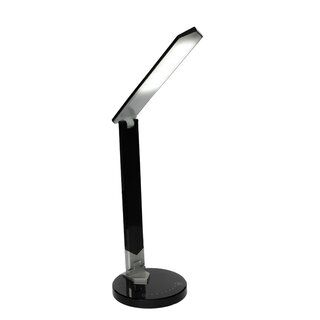 LEDmaxx Design LED Schreibtischlampe mit Touch-Bedienung, Farbwechsel, Dimmfunktion, USB schwarz