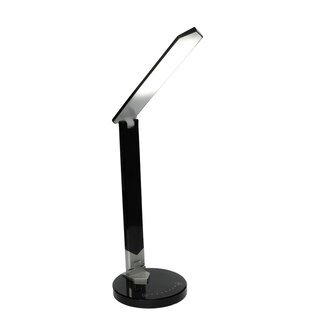 LEDmaxx Design LED Schreibtischlampe mit Touch-Bedienung, Farbwechsel, Dimmfunktion, USB schwarz