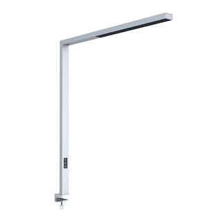LED Tischleuchte Anbauleuchte Linus Up & Down 80W silber UGR<6 Neutralwei 4000K Sensor + Touch dimmbar