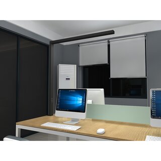 LED Tischleuchte Anbauleuchte Linus Up & Down 80W schwarz UGR<6 Neutralwei 4000K Sensor + Touch dimmbar