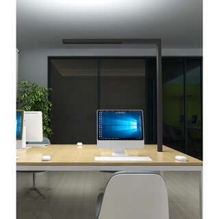 LED Tischleuchte Anbauleuchte Linus Up & Down 80W schwarz UGR<6 Neutralwei 4000K Sensor + Touch dimmbar