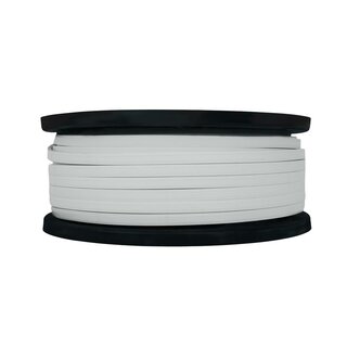 100m Rolle Illu Flachbandkabel H05RNH2-F 2x1,5 mm² Weiß