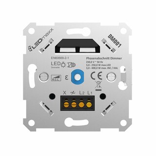 Universal-Dimmer Weiß LED 3-250W / Halogen 3-400W