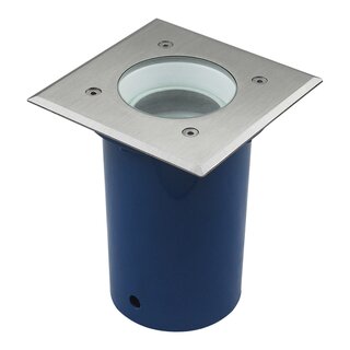 Bodeneinbaustrahler groß schwenkbar GU10 IP67 eckig ohne...