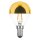 LED Filament Drop 2W = 25W 180lm E14 Head Mirror Gold Warm White 2700K