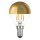 LED Filament Tropfen 4W 360lm E14 Kopfspiegel gold warmweiß 2700K