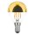 LED Filament Tropfen 4W 360lm E14 Kopfspiegel gold warmweiß 2700K