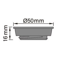Deep-Deco Ring Gold Ø5cm for LED Reflector