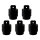 5 x Endkappen Schwarz für Illu-Lichterkette V2