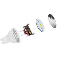 LED Reflektor 6W GU10 Warmweiß 3000K Spot 10° mit Linse