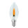 LED Filament Feuer Kerze 1W E14 klar