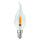 LED Filament Feuer Windstoßkerze 1W E14 klar